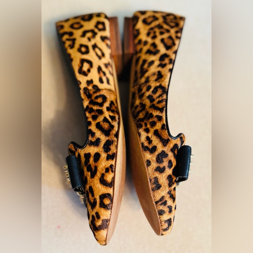 Michael Kors Devin Cheetah Print Ballet Flat with Studded Bows - Picture 9 of 9